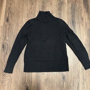 Jcrew cotton weave high neck sweater sz S